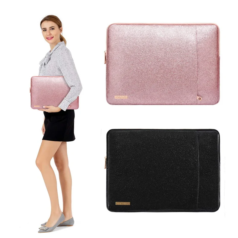 MOSISO супер Сияющий PU Laptop Sleeve сумка портфель для MacBook Pro Air retina 13 13,3 дюймов непромокаемые женские тетрадь сумки