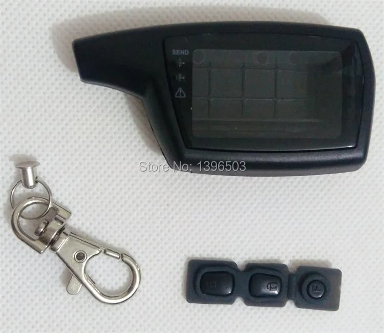 

D3000 Case Keychain for Russian Two Way Car Alarm System PANDORA DXL3000 DXL 3000 LCD Remote Control Key Fob Chain