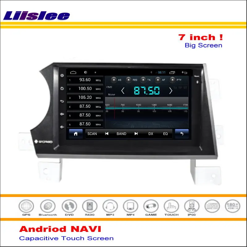 Discount Liislee Car Android GPS Navigation System For SsangYong Actyon / Korando 2006~2016 Radio Stereo Video Multimedia No DVD Player 3