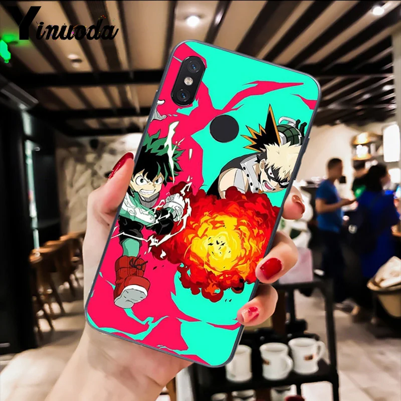 Anime My Hero Academia deku and bakugou