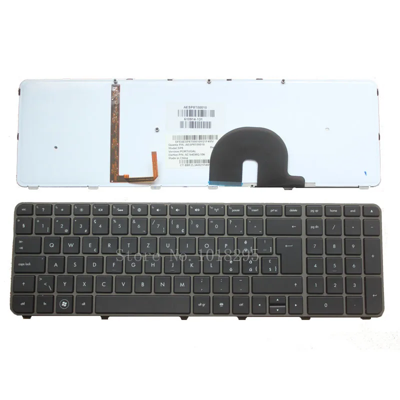 Новая швейцарская Клавиатура для ноутбука HP Envy 17 17-2199EL 17-2199EZ 17-1189EL 17-1190CA SW с