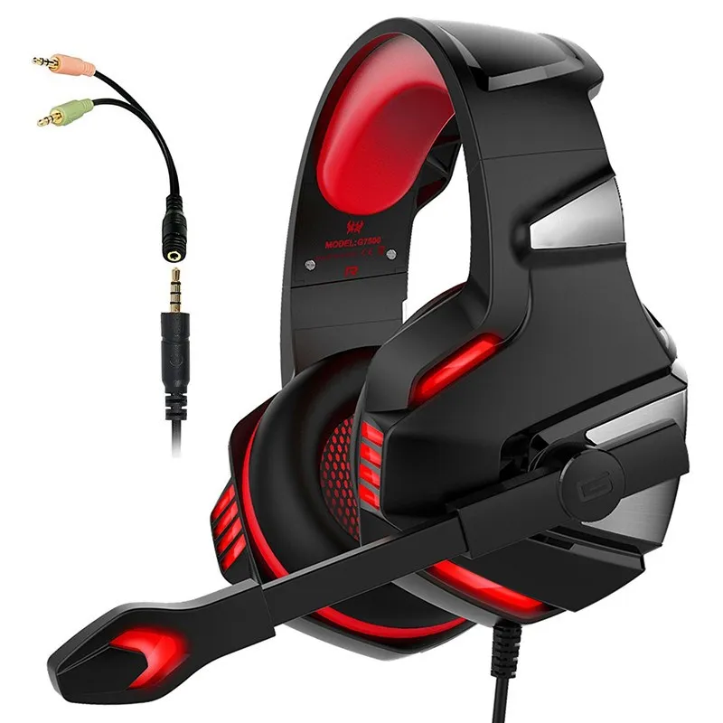T&ACYML Gaming Headphone Best Computer Stereo Deep Bass Wired Game