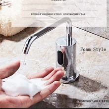 Пенное Мыло стиль полностью автоматический индукционный смеситель тип устройства Настольный отель чистящие продукты