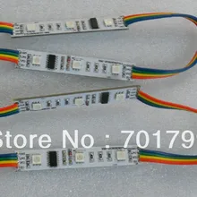 DC12V WS2801IC светодиодный модуль пиксела; 3 шт. 5050 SMD RGB; 20 штук строку;-водонепроницаемый