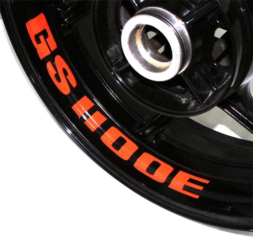 Motorcycle Wheel Sticker Decal Reflective Rim Bike Motorcycle Suitable