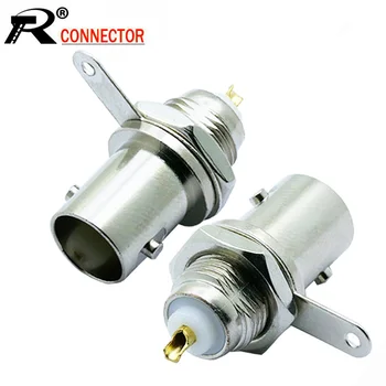 

10pcs/lot BNC Female Jack Panel Mount Monitor Accessories CCTV Camera System DIY Soldering BNC Socket Chassis Terminal