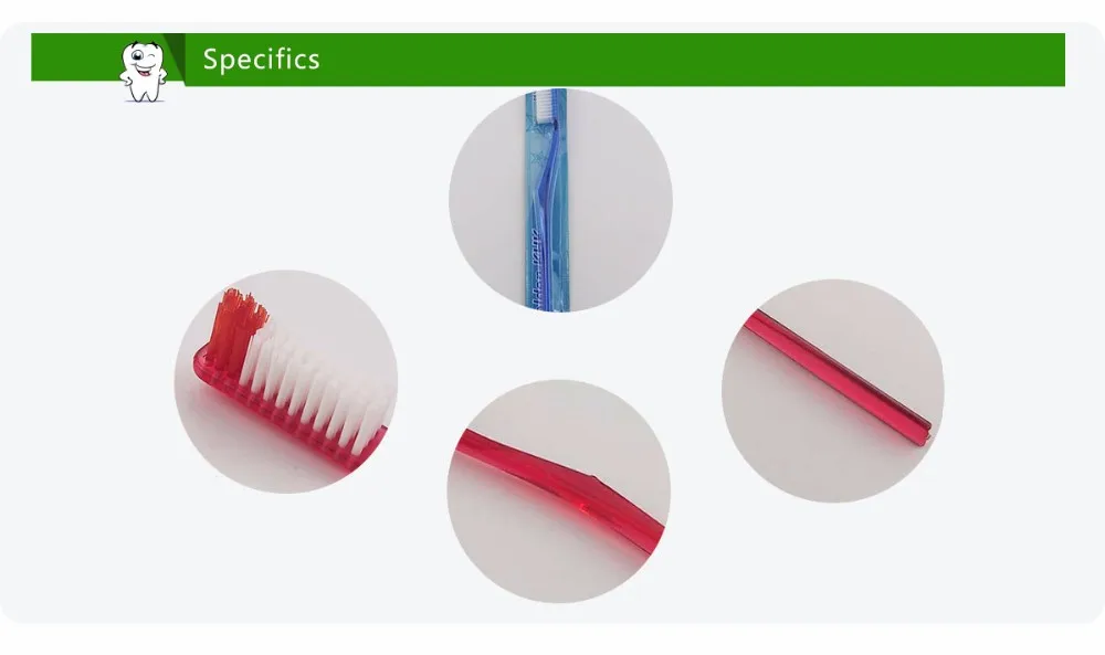 DR. PERFECT, 12 шт./лоток, прозрачные жесткие щетинки, зубная щетка, для путешествий, для курения, для ухода за полостью рта, двойное Домашнее использование, зубная щетка для чистки полости рта