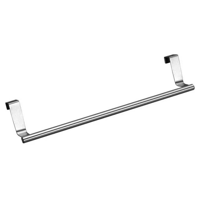 Cheap Stainless Steel Rack Hanging Door Hook Holder Tissue Over Towel Bar Holder Bathroom Kitchen Cabinet Shelf Racks Organizer Aug16