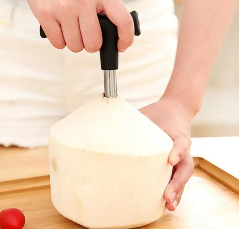 Новая полезная прочная открывалка для кокоса бурильщик отверстия кухонные инструменты для готовки нож для резки фруктов инструмент для очистки