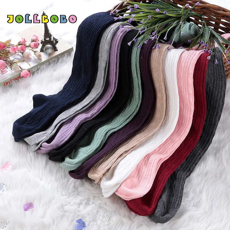 Winter Warm Tights for Girls Solid Color Children Pantyhose Kids Child