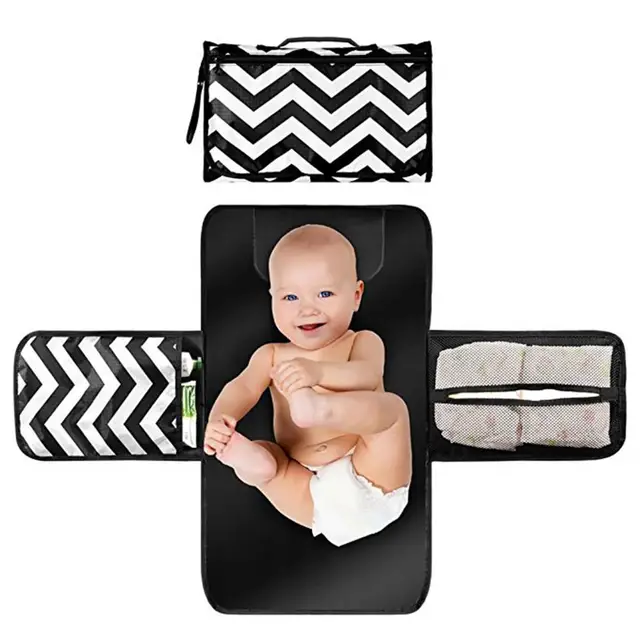 New 2 in 1 Waterproof Changing Pad Diaper Travel Multifunction Portable