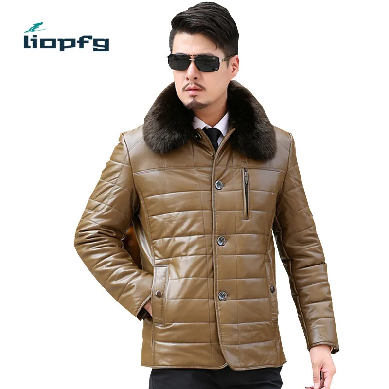 9XL Large Size Winter Men's Pu Leather Jacket 2017 New Jacket ...