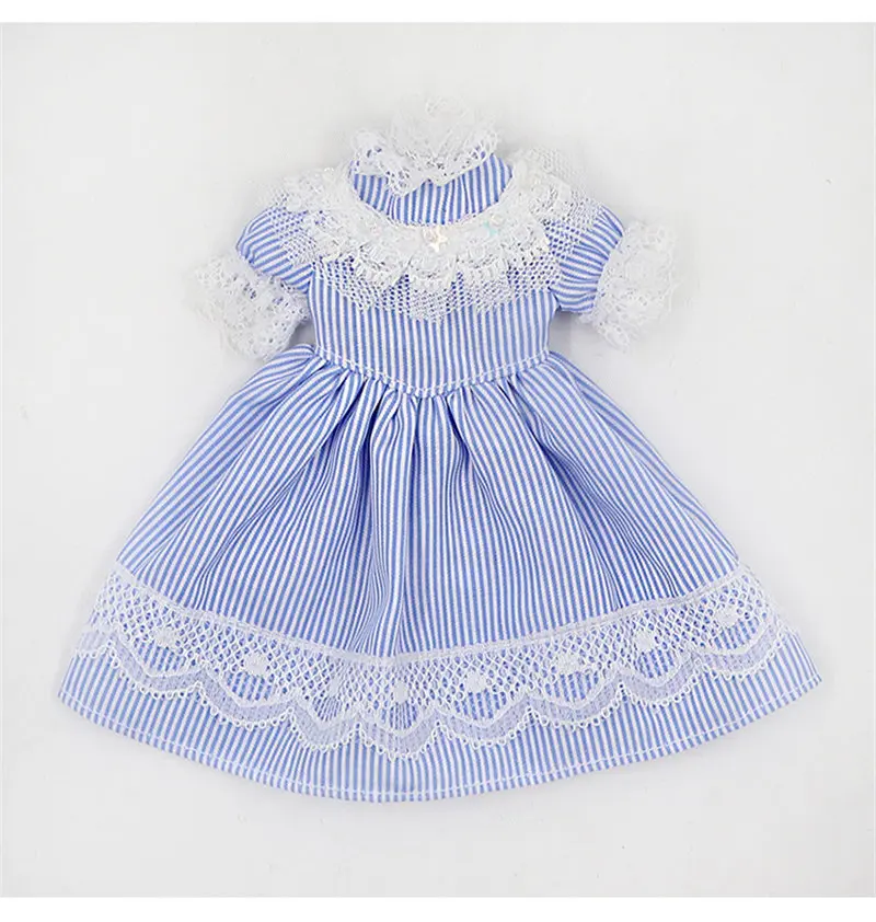 

Blyth doll clothes Blue skirt lace side Suitable for the 1/6 JOINT body.