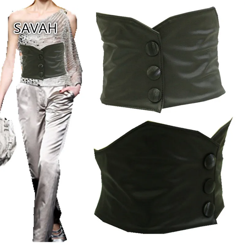 

European and American hot style pneumoderma skin leather waist seal lady bai's new belt fashion hot sell a generation