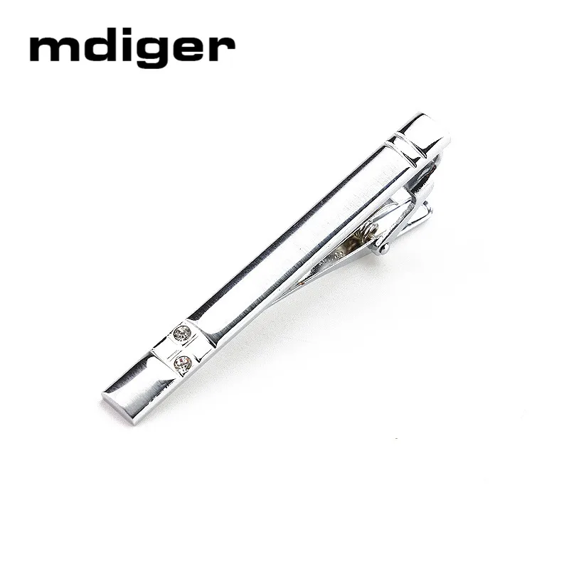 Brand New Stainless Steel Tie Clip Pin Clasp Toned Wedding Metal Tie