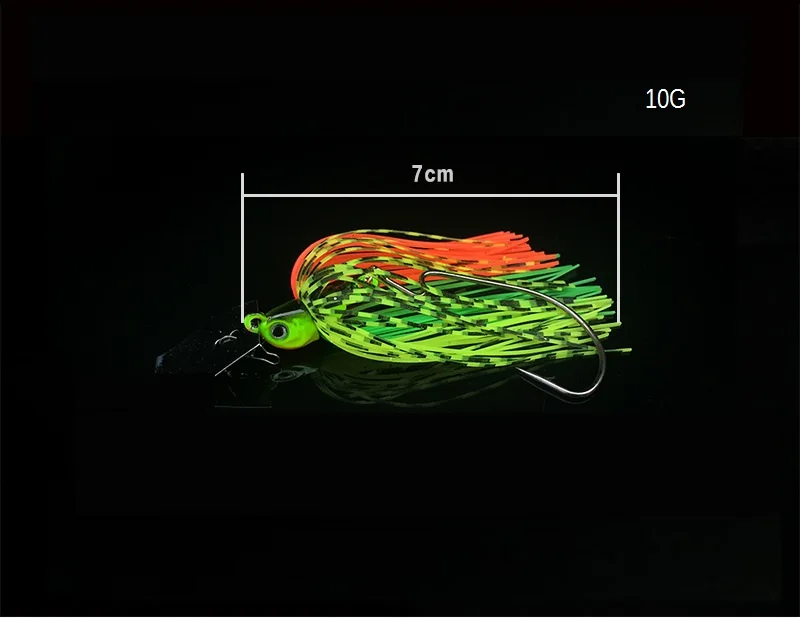 Рыболовная Приманка 7 см, 10 г, композитная вращающаяся блесна, джиг, металлическая приманка, Воблер для троллинга, leurre, soule, esfishing
