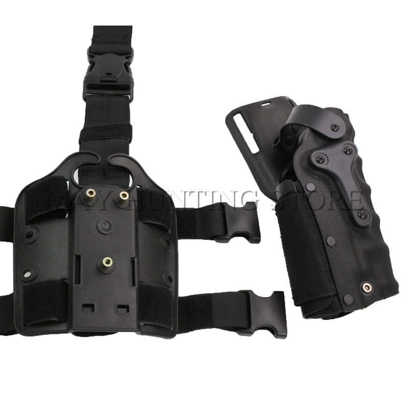 

Outdoor Hunting Gun Holster Airsoft R&L Universal Drop Leg Holster Platform for Beretta M9/Glock 17/P220/P226