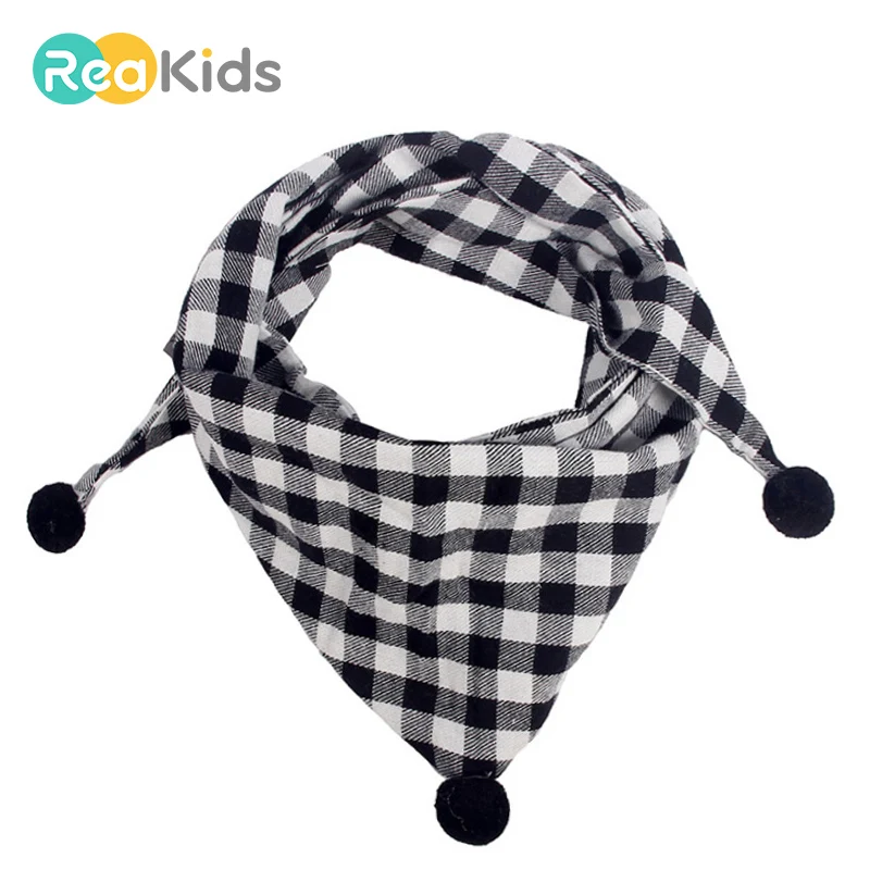 REAKIDS Children Warm Triangle Scarf Baby Gilrs Boys Fashion Scarves