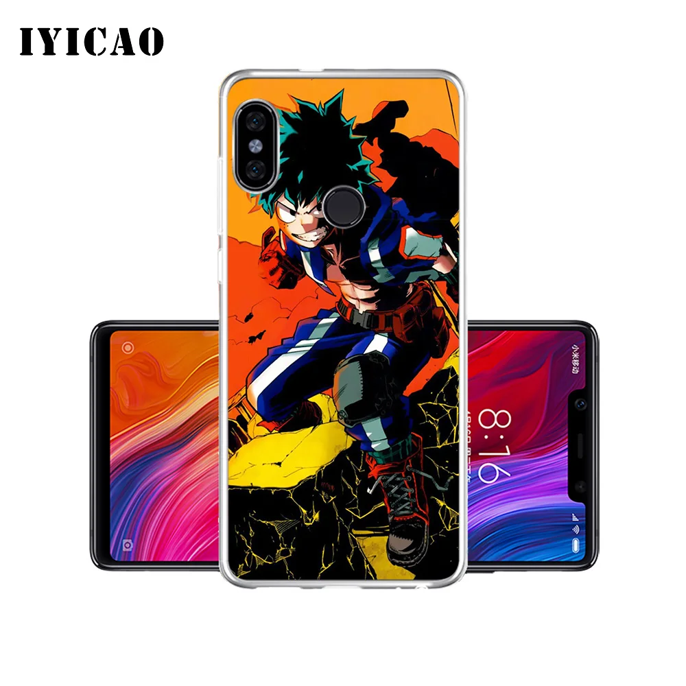 Мягкий силиконовый чехол для телефона IYICAO My Hero academic Xiaomi Mi 9 8 SE 6 A1 A2 Lite F1 MIX2S MIX3 из