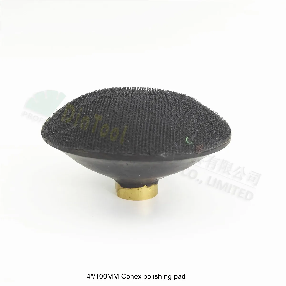 SHDIATOOL 4pcs 4" #100 bowl shaped wet diamond polishing pads with M14 rubber  backer Diameter 100mm convex sanding disc