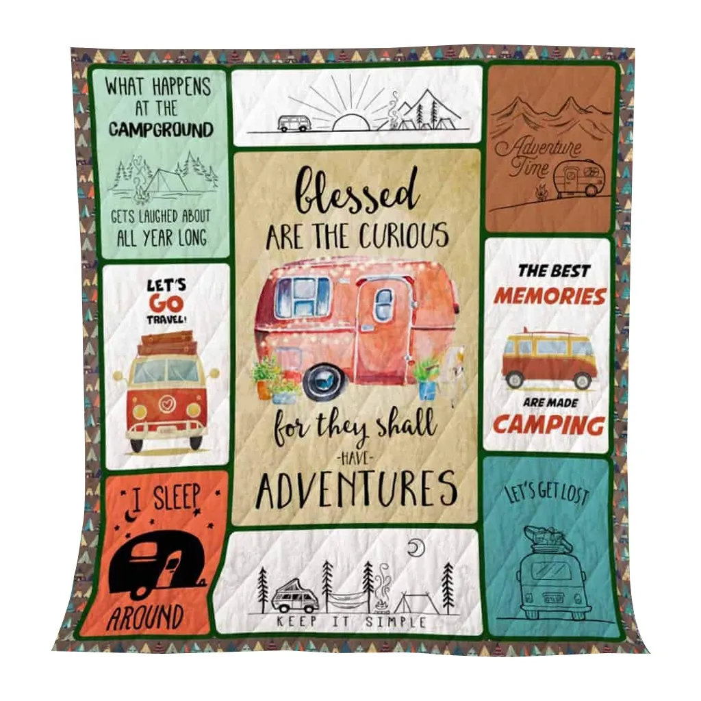 

Cute Cartoon Travel Car Carpet Kids Lovely Camper Blanket Wall Hanging Tapestry Wall Bedspread Beach Towel Mat Blanket Carpet