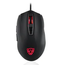 Motospeed Mouse V60 5000 DPI Wired Gaming Mouse black white color 7 Keys Rato com fio Computer Peripherals