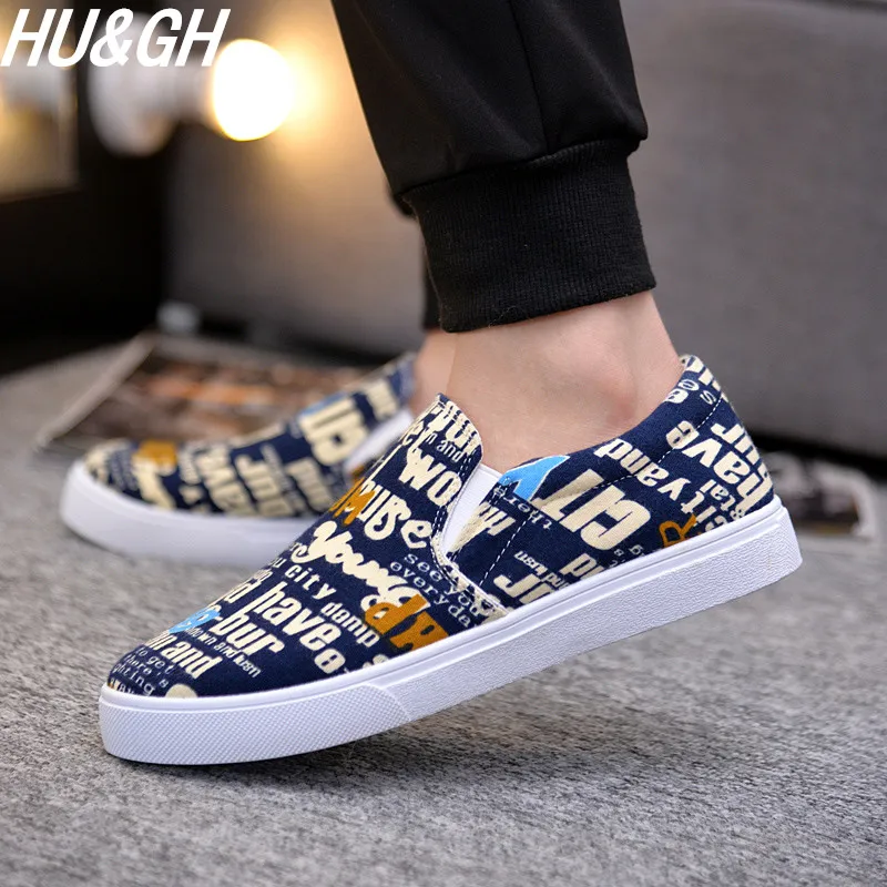 

Spring & Autumn Men's Breathable Canvas Shoes Fashion camouflage letter casual shoes Male comfortable non-slip cloth shoes 39-44