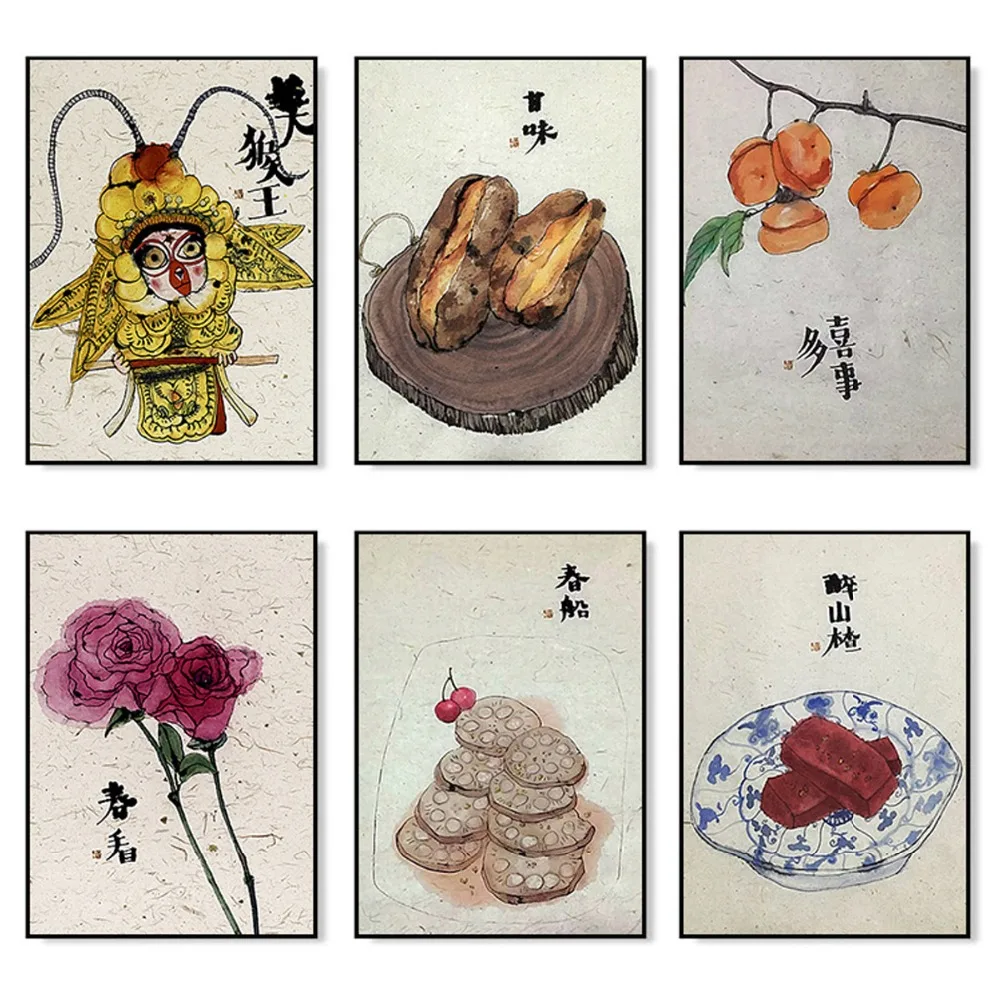 SD-LINLEEHON-Food-Crops-Peasecod-Green-Leaves-Plants-Natural-Scene-Modern-Decorative-Canvas-Paintings-For-Home (4)