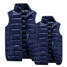 Herbst Winter herren Casual Unten Baumwolle Gefütterte Weste Liebhaber Unisex Stehen Kragen Mode Schlank Baumwolle Weste 8 Farben Plus größe 4XL