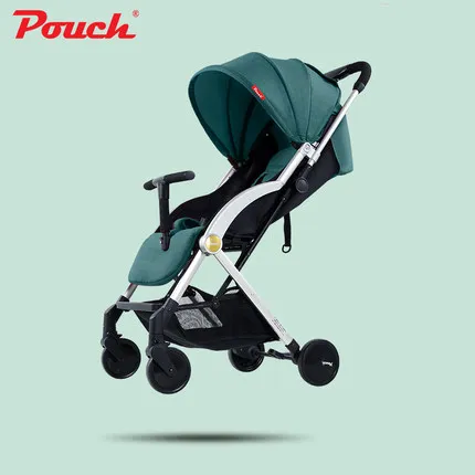 

Pouch A22 Light-weight stroller Pushchair, Portable Baby Buggy with Canopy Hood Storage Basket Kinderwagen