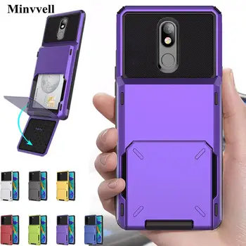 

For LG K40 Stylo 5 Case Flip Card Slots Business Armor Case For LG Stylo 5 K40 For Huawei P30 Pro Lite P30pro P20 P20pro Cover