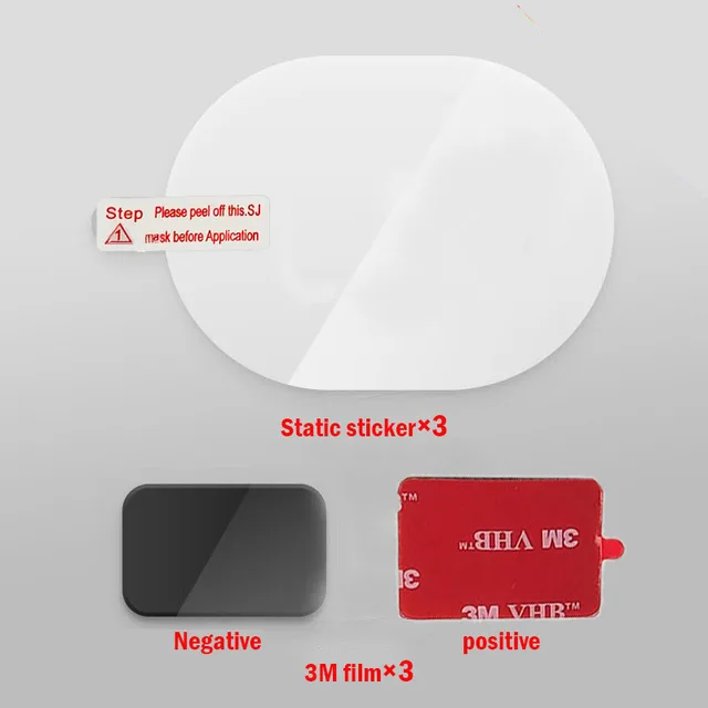 For 70mai 1S/M300 3M holder Electrostatic Sticker for Dash Cam Heat