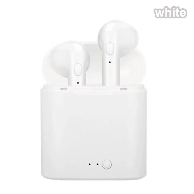 3 шт. I7 Bluetooth наушники с двумя ушками беспроводные стерео зарядным устройством TWS
