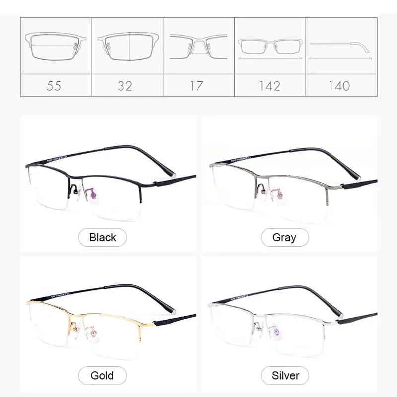 US $35.99 Eyewear Frames Brand Titanium Glasses Frame Women Men 2018 Retro Computer Myopia Optical Glasses Oculos De Grau Lunette De Vue