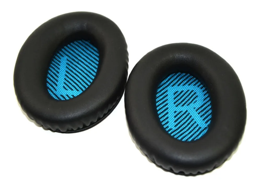 NSEN Replacement Ear pads Earpads Cushion for BOSEQC15 QC2 QC15 QC25 AE2 AE2I AE2W Headphones-Black