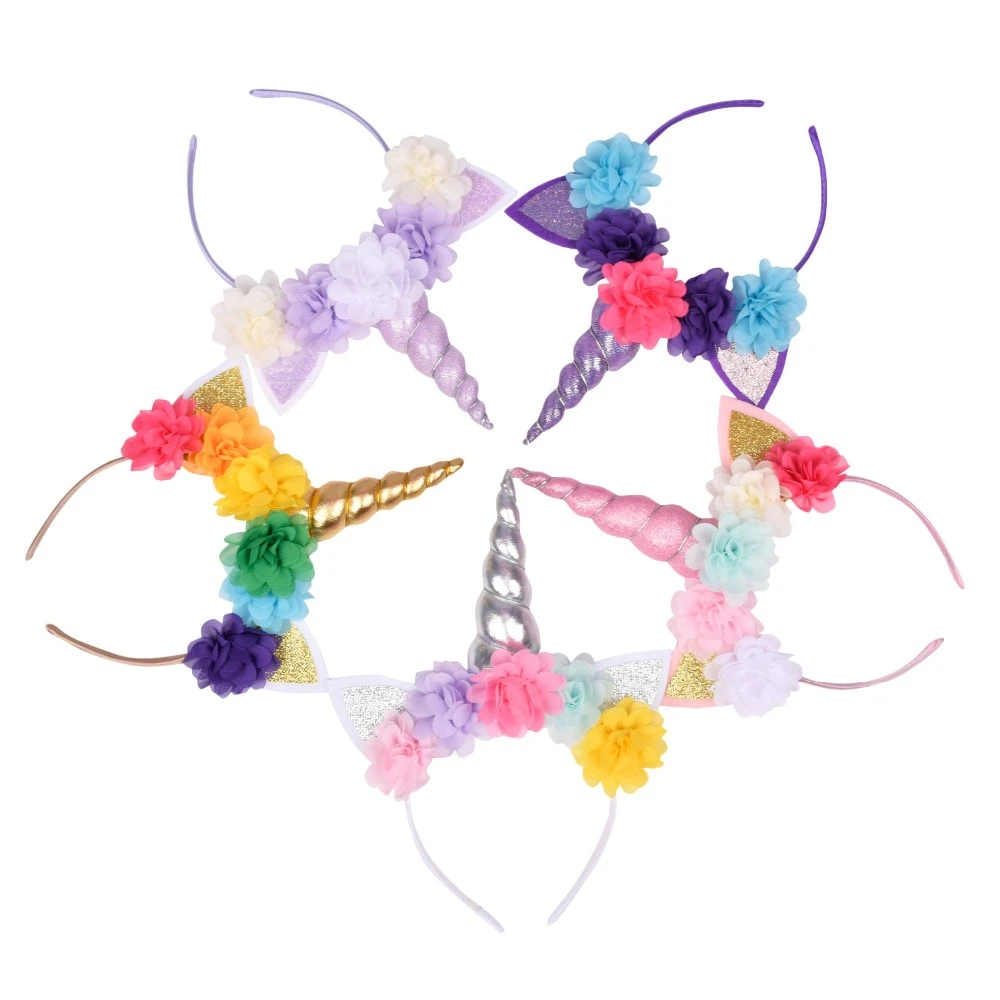 unicorn headband for baby girl