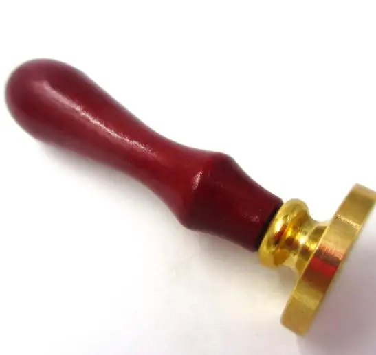  XunMade Brass Head Wood Handle Letter Sealing Wax Stamp for Wedding Invitation Envelope Scrapbookin - 32831200497