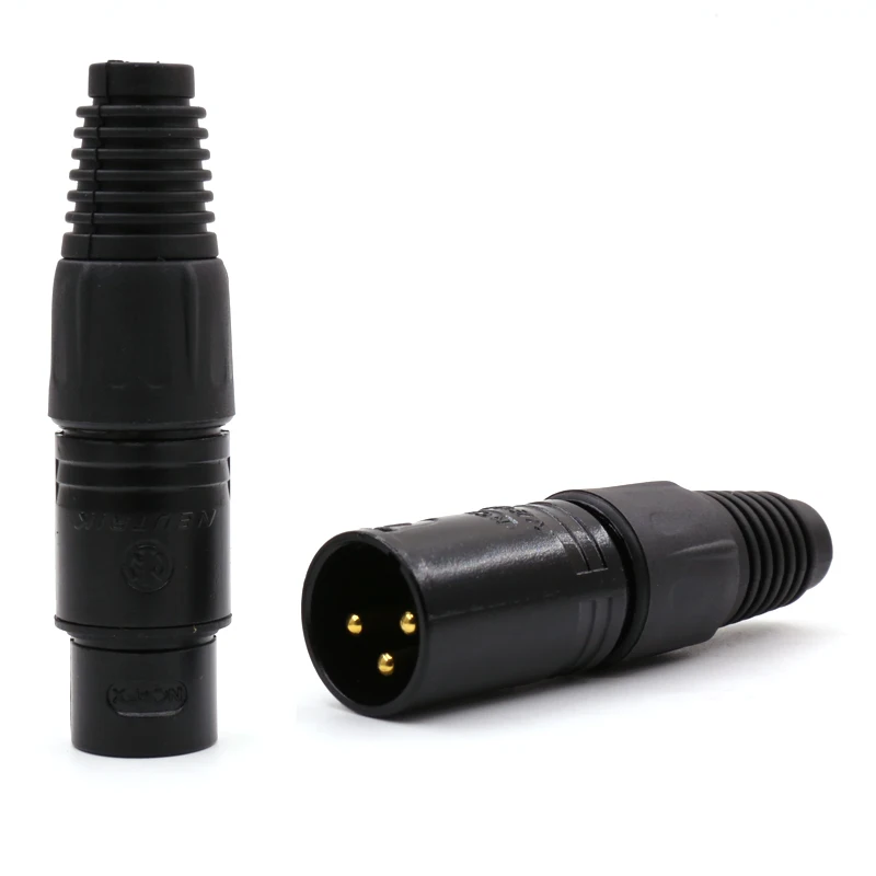 4 шт. Neutrik XLR разъем 3 полюсный кабеля для аудио кабеля|female plug|male female plugneutrik xlr plugs |