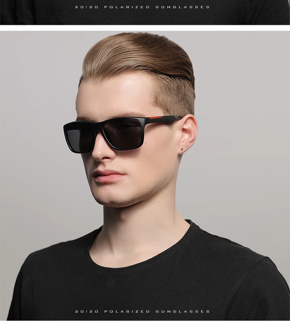 20/20 брендовые ретро солнцезащитные очки для мужчин, для вождения, поляризационные солнцезащитные очки, мужские очки с коробкой, мужские Oculos PL270