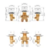 Square Bathtub Tap Brass Switch Control Valve For Bathtub Faucet Shower Mixer Faucet Tap For Baths Cascade Waterfall Diverter 4