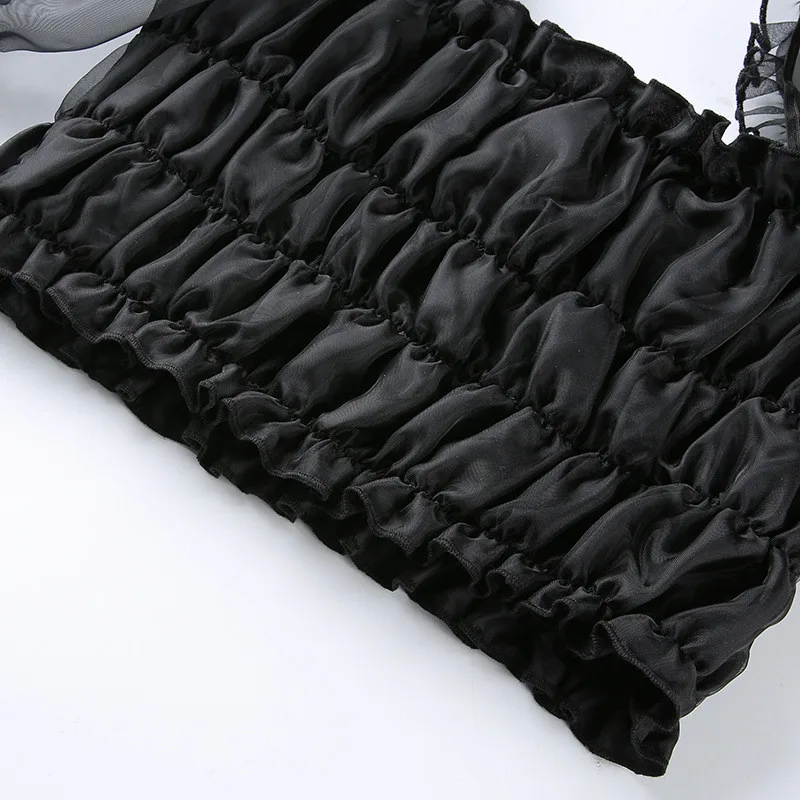 harajuku black short top01