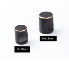 Черный латунный кухонный ящик ручки шкафа ящика туалетный столик буфет мебель Pulls-10Pack