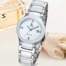 Women watches Push Button Hidden Clasp Quartz watch Casual Lady’s Dress Wristwatches Ceramic C With Gift Box