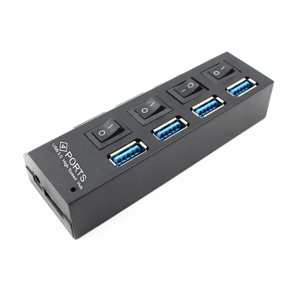 USB HUB 3,0 4/7 Порты Micro USB 3,0 концентратор разветвитель с Мощность адаптер USB hab высокое Скорость 5 Гбит/с USB разветвителем 3 концентратор для ПК