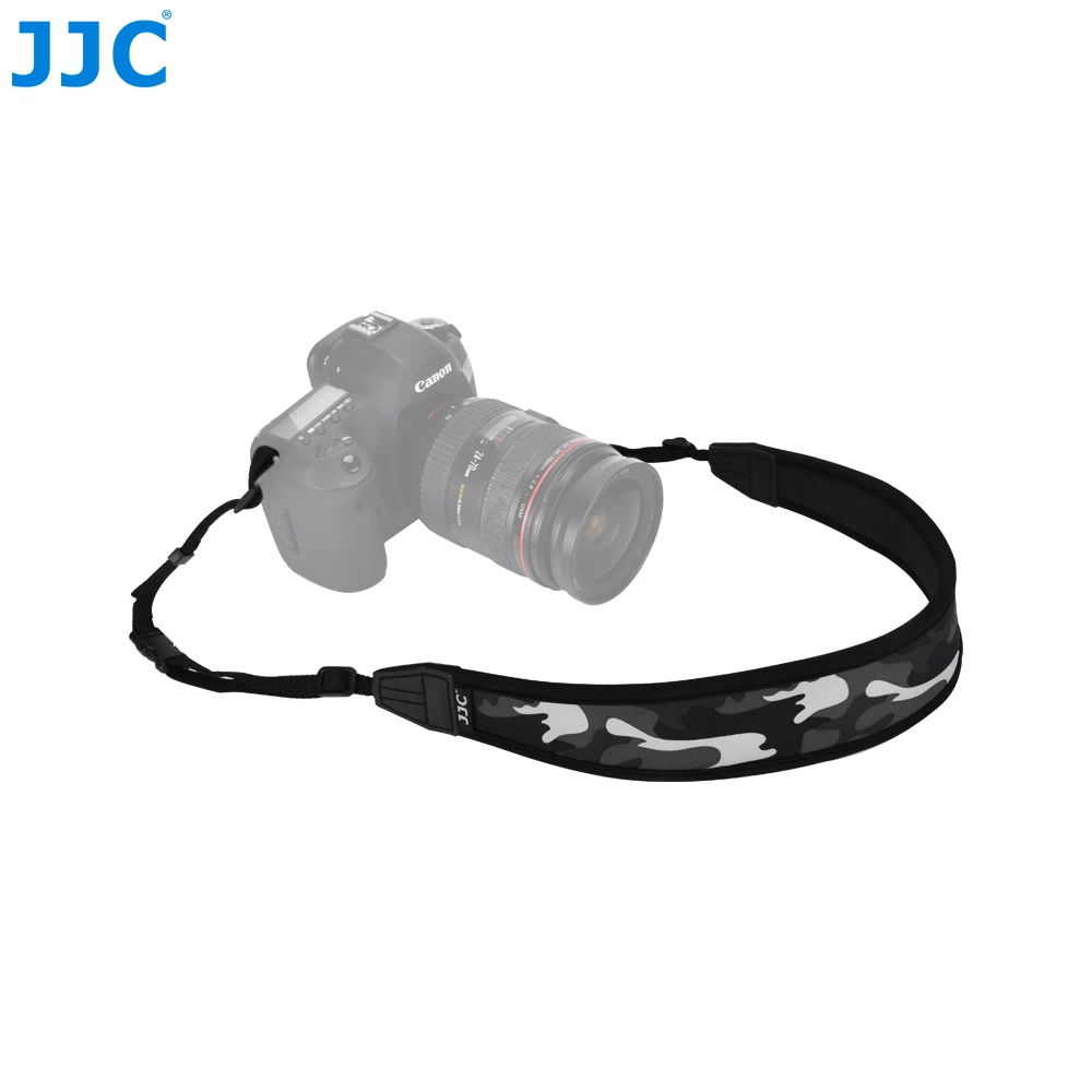 JJC Quick Release шеи широкий ремень анти-скольжения DSLR камеры плеча шеи ремни для Canon/Nikon/sony/Pentax/samsung фото сцепление - Цвет: Camouflage gray