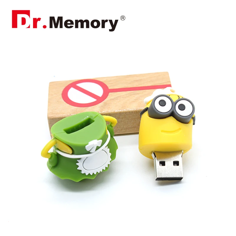 USB флеш накопитель в стиле мультфильма Миньоны 64 ГБ 2 0 флешка карта памяти 32 4 8 16