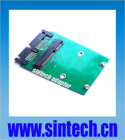mini SATA mSATA SSD to 1.8 inch 16pin micro SATA Adapter Converter Card ...