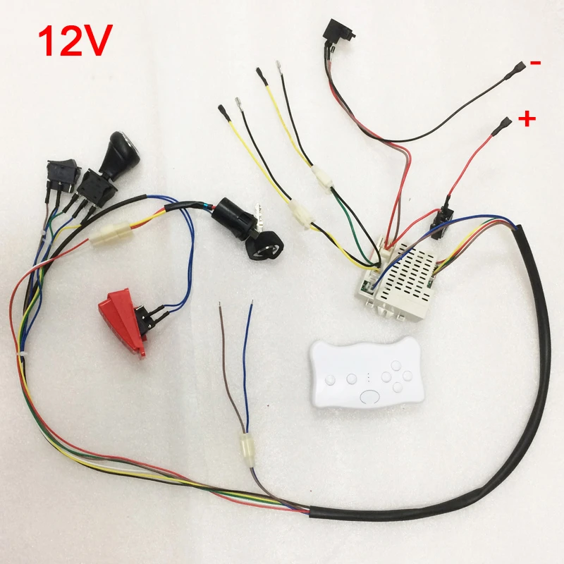 Children electric car DIY kit wires 