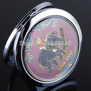 

Mini Makeup Mirror Random Elephant Pattern Round Pocket Makeup Mirror Cosmetic Compact Mirrors Portable Cosmetic Makeup Tools