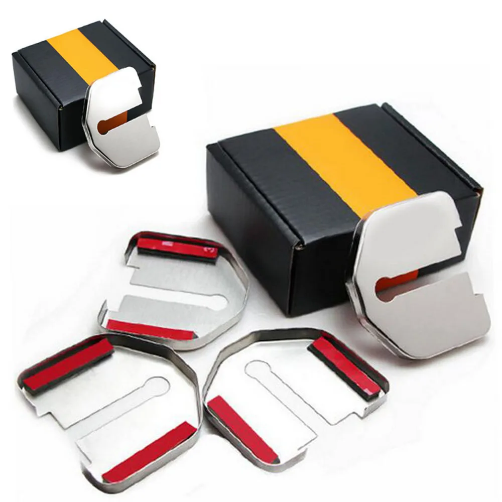 

4pcs FOR Ford FOCUS MONDEO MONDEO CHIA-X 08-13 11-12 S-MAX stainless steel car door lock cover interior protection products